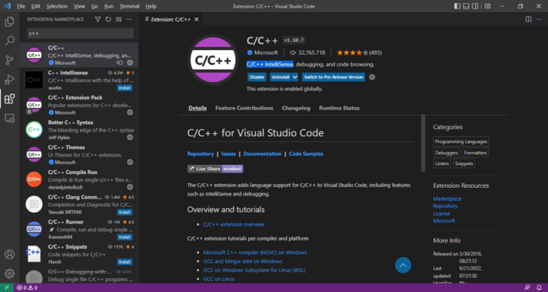 C++ #1 : Mengatur Visual Studio Code agar bisa compile C++ - Blog Rumah ...