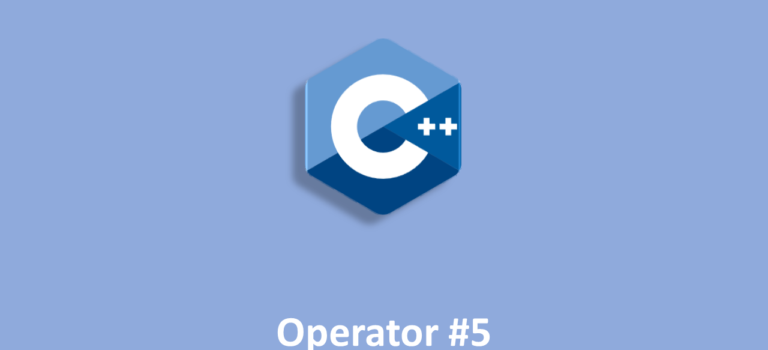 C++ #5: Operator