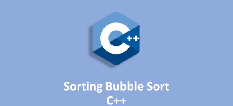 Sorting Bubble Sort Pada C++
